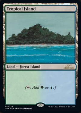 Tropical Island 30th Anniversary Edition - Modern Frame